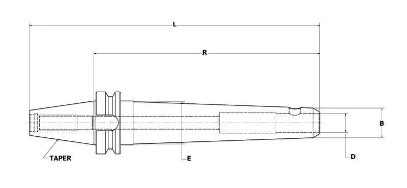 CAT-40 Metric End Mill Extension extra image