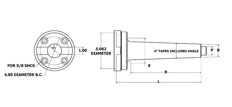 Flange Mount Cutter Head Ext. extra image