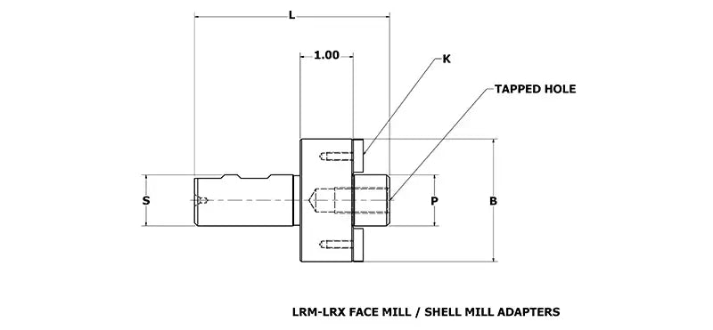 Face Mill / Shell Mill Adapter extra image